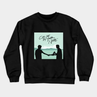 Aqua Call Me By Your Name Crewneck Sweatshirt